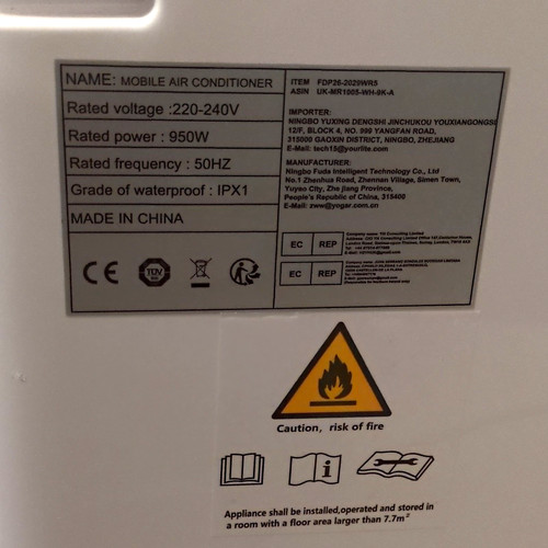 Portable air conditioner - air,