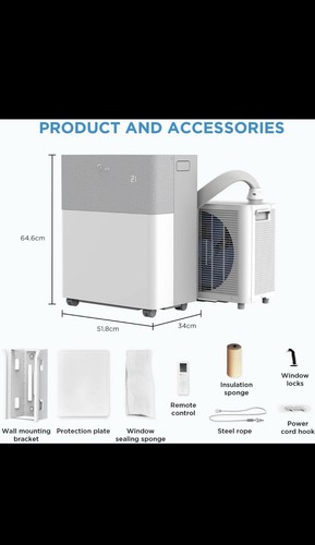 Midea portasplit portable air - portable,