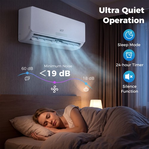 9000 btu ductless wall - 9000,