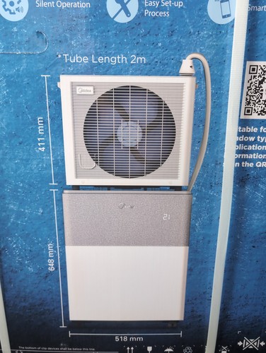 Midea portasplit 12000 btu - 12000,
