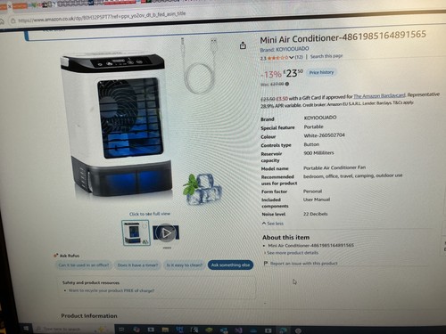 Bargain koyioouado mini - -, air